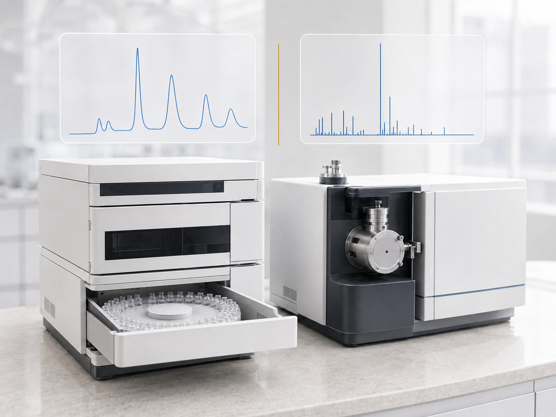 HPLC vs LC-MS peptide testing
