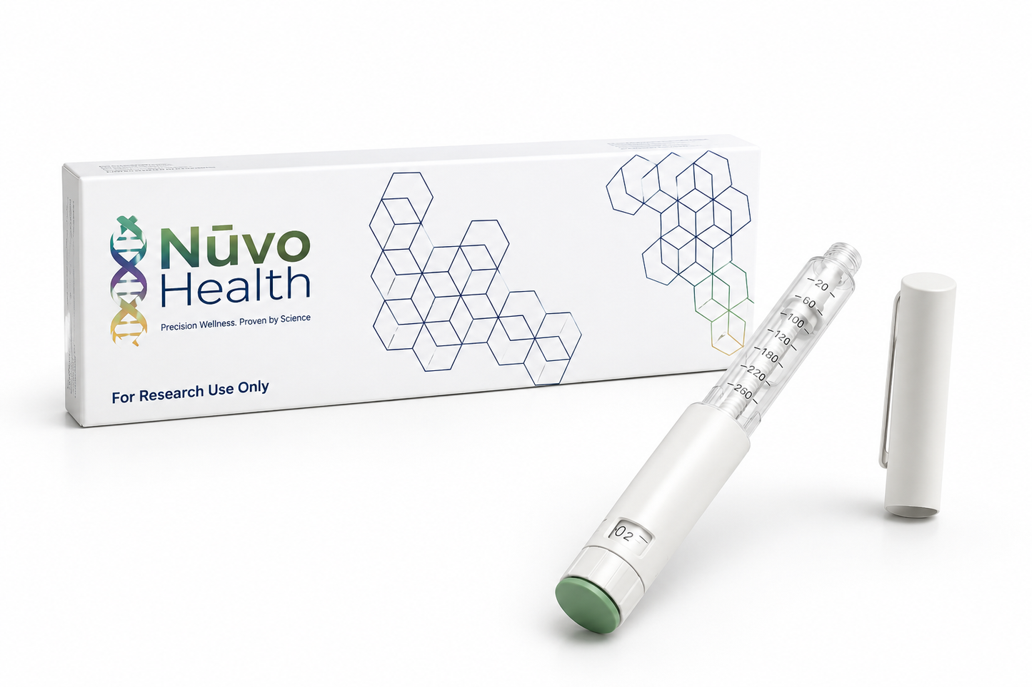 Retatrutide Pre-Filled Cartridge in NūvoDose Peptide Pen