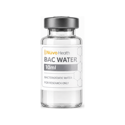 Nūvo Health bacteriostatic BAC water 10ml research vial