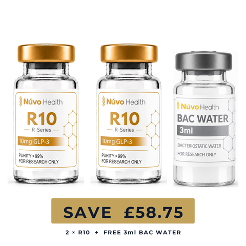 R‑Series R10 Duo — 2 × R10 + 3ml BAC Water