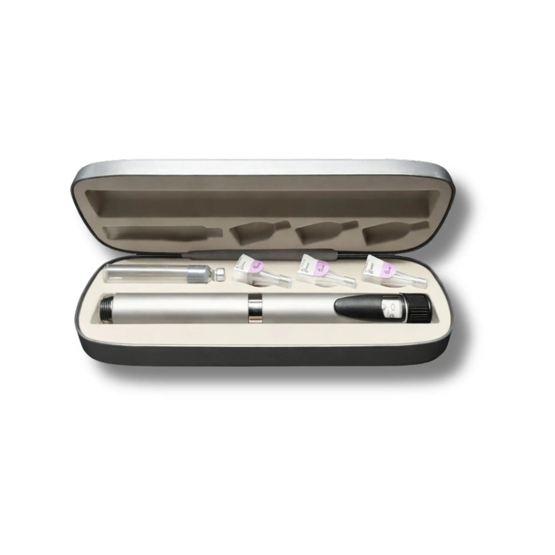 Nūvo Health reusable precision pen grey case set